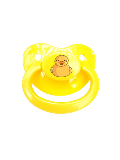 Orange Duck Adult Pacifier