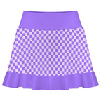 Cute Lavender Ruffle Play Skort