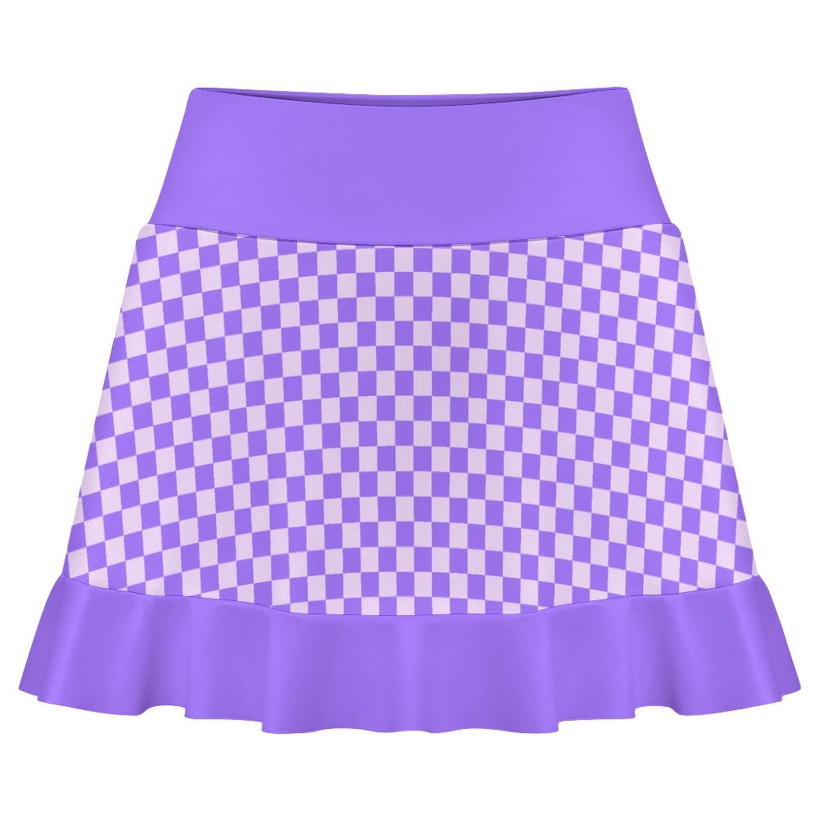 Cute Lavender Ruffle Play Skort