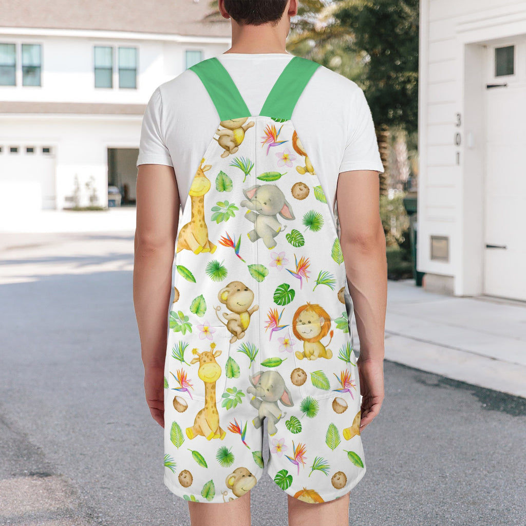 Sweet Safari Critter Unisex Huggeralls