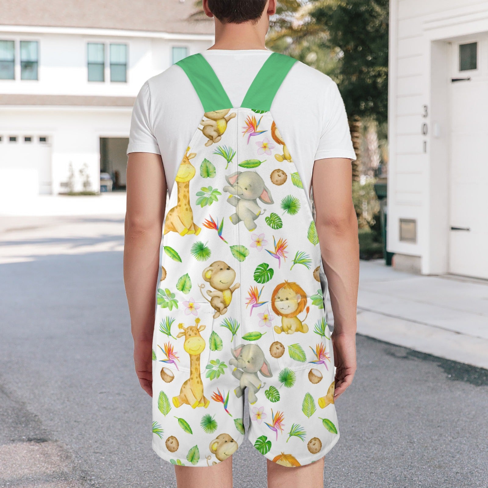 Sweet Safari Critter Unisex Huggeralls