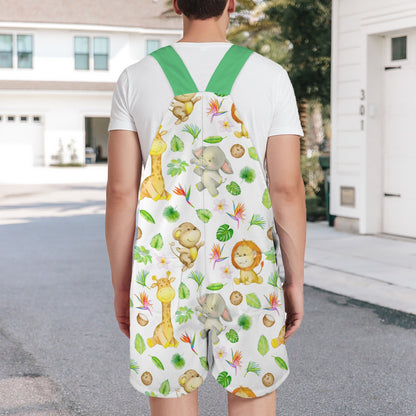 Sweet Safari Critter Unisex Huggeralls