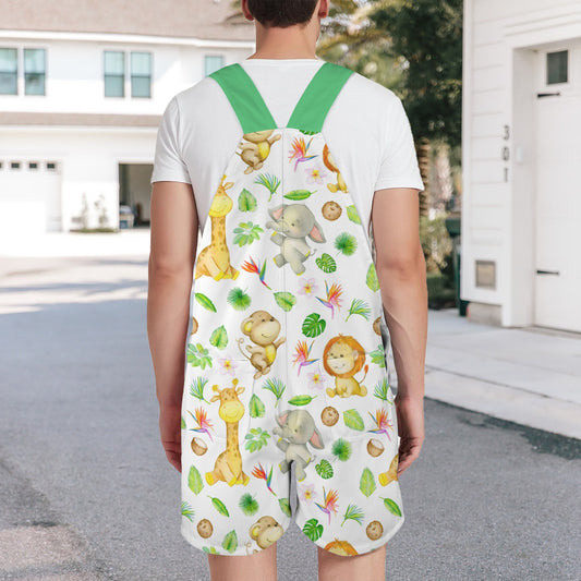 Sweet Safari Critter Unisex Huggeralls