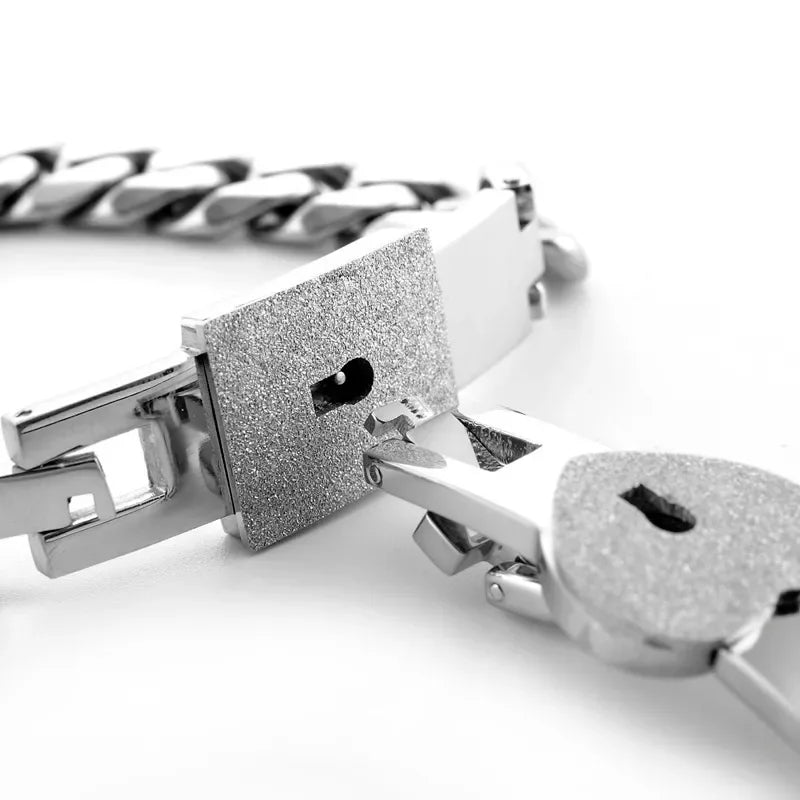 Secret Key Couple Love Lock Bracelets - Puppy's Aesthetics