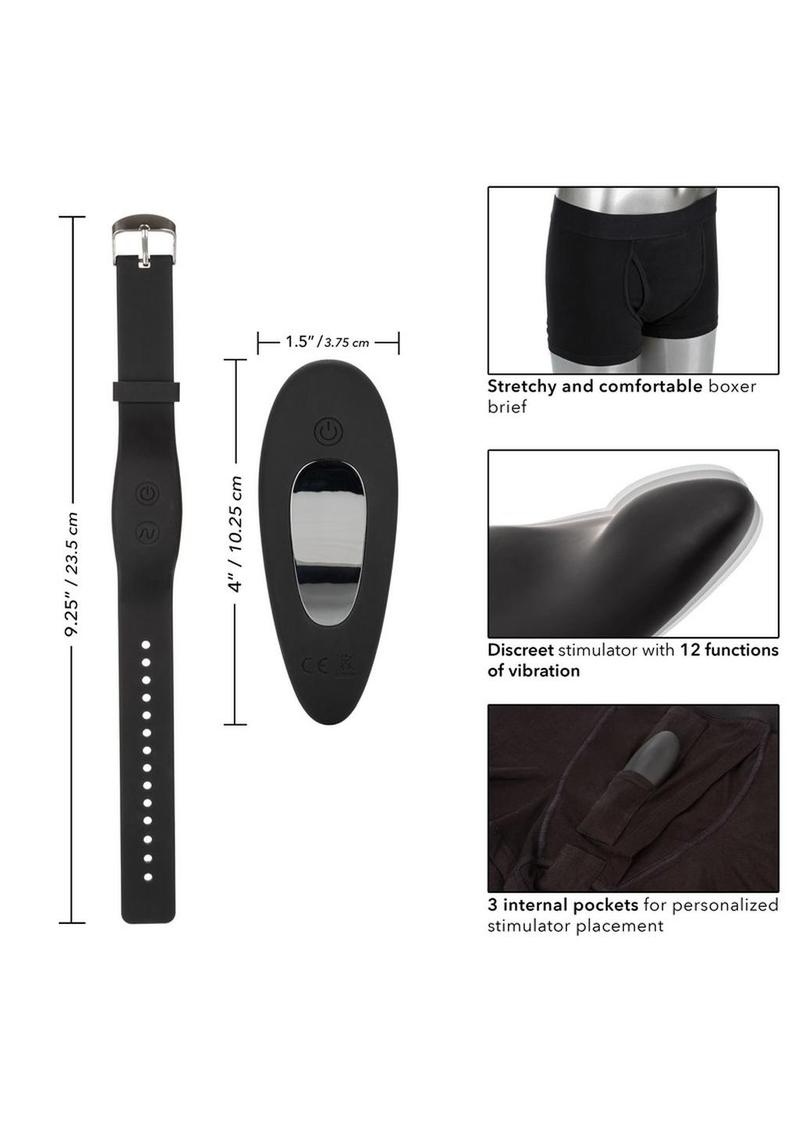 Boxer Brief Remote Control Panty Vibrator