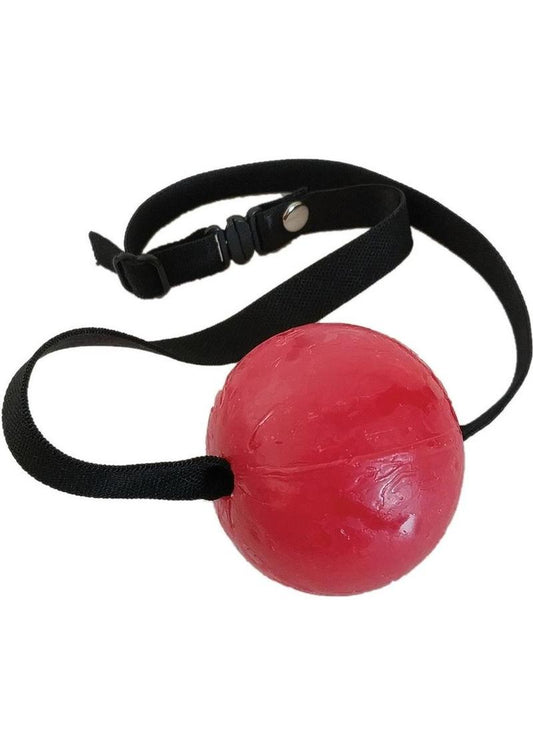 Candy Ball Gag (Strawberry)