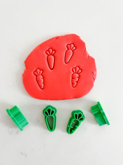 Carrot Set Polymer Clay Cutter - Studs