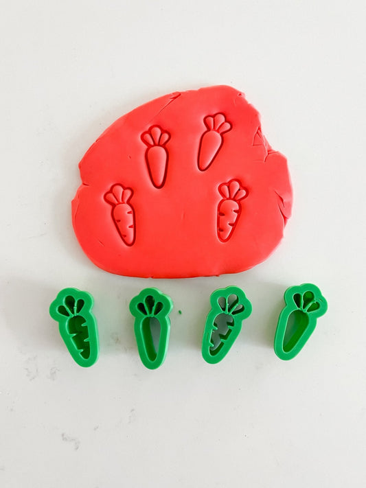 Carrot Set Polymer Clay Cutter - Studs