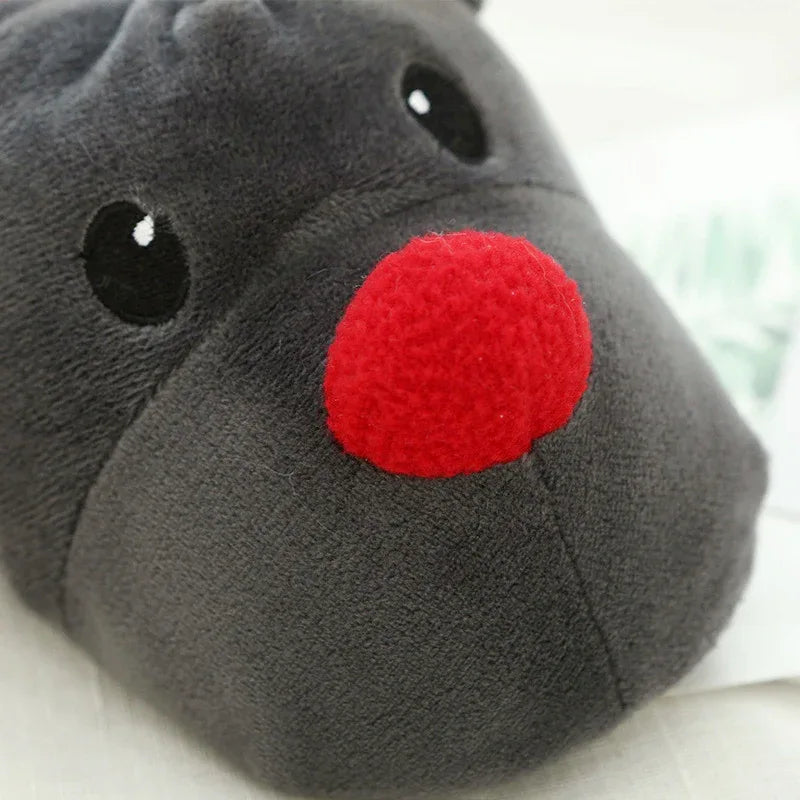 Rudy Snuggle Reindeer Unisex Slippers - Puppy's Aesthetics