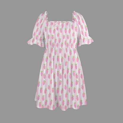Pretty Strawberries Sweetheart Dress