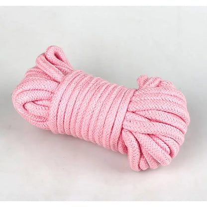 Pink 5M Bondage Restraint Cotton Rope