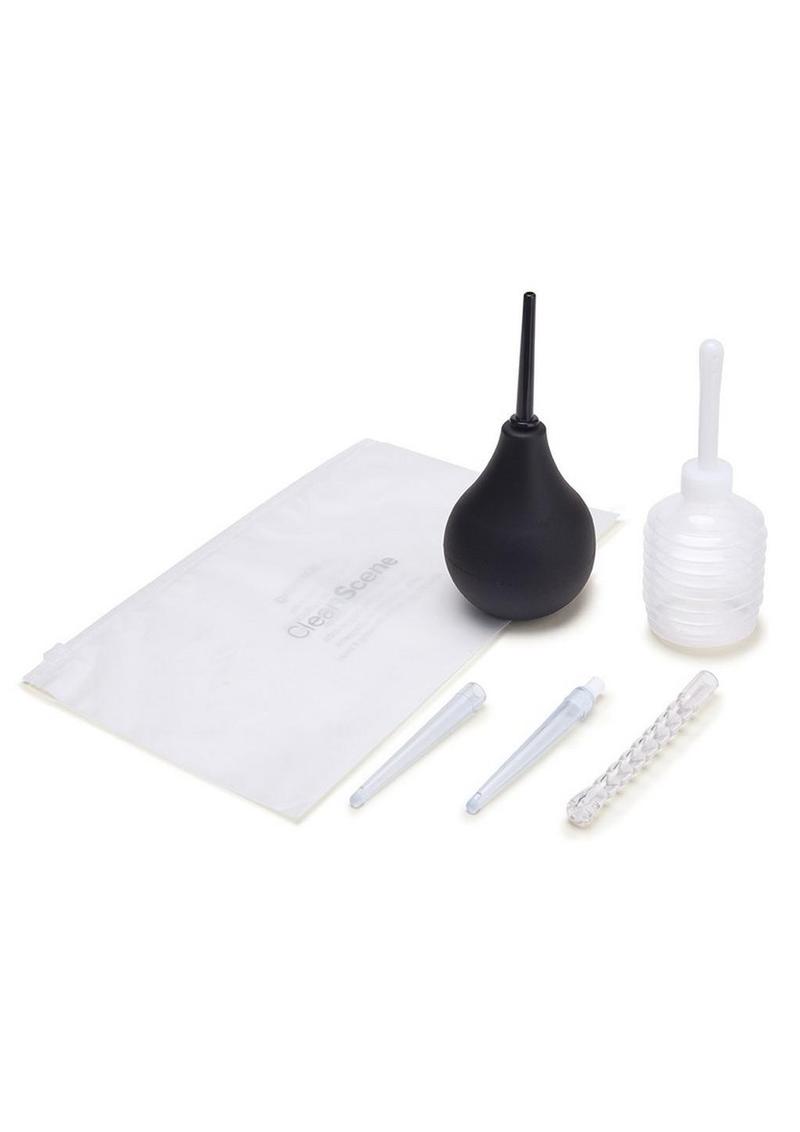 7PC Anal Douche Set with Tip Head