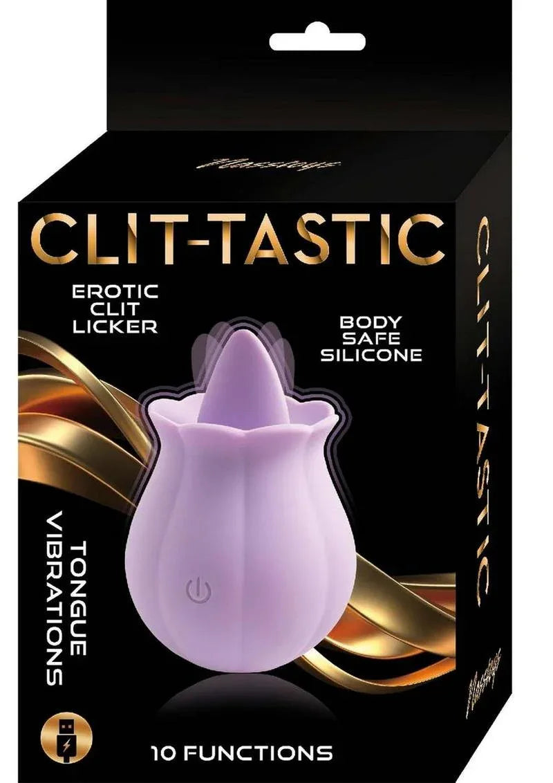 Clit-Tastic Erotic Clit Licker Silicone Vibrator - Puppy's Aesthetics