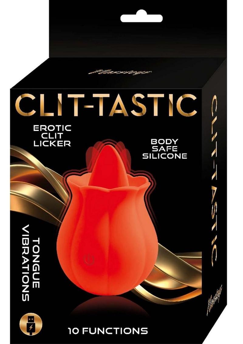 Clit-Tastic Erotic Clit Licker Silicone Vibrator