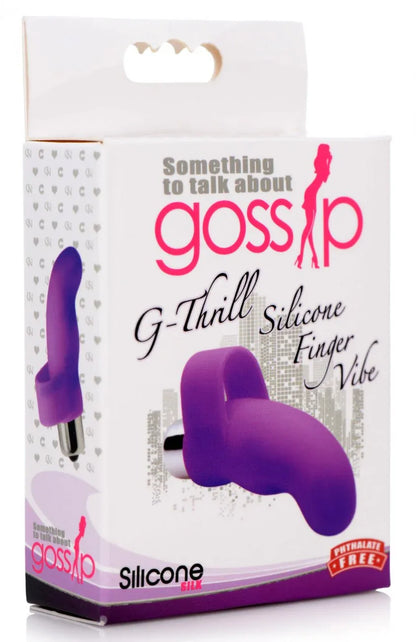 G-Thrill Silicone Finger Vibe - Puppy's Aesthetics
