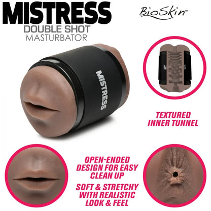 Double Shot Mouth and Ass Stroker - Puppy's Aesthetics