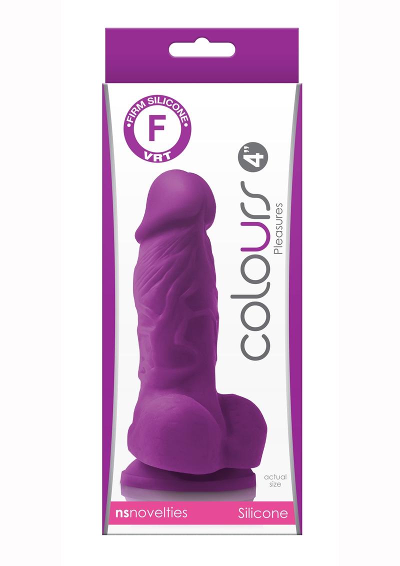 Pleasures Realistic Silicone Dildo (Colors)