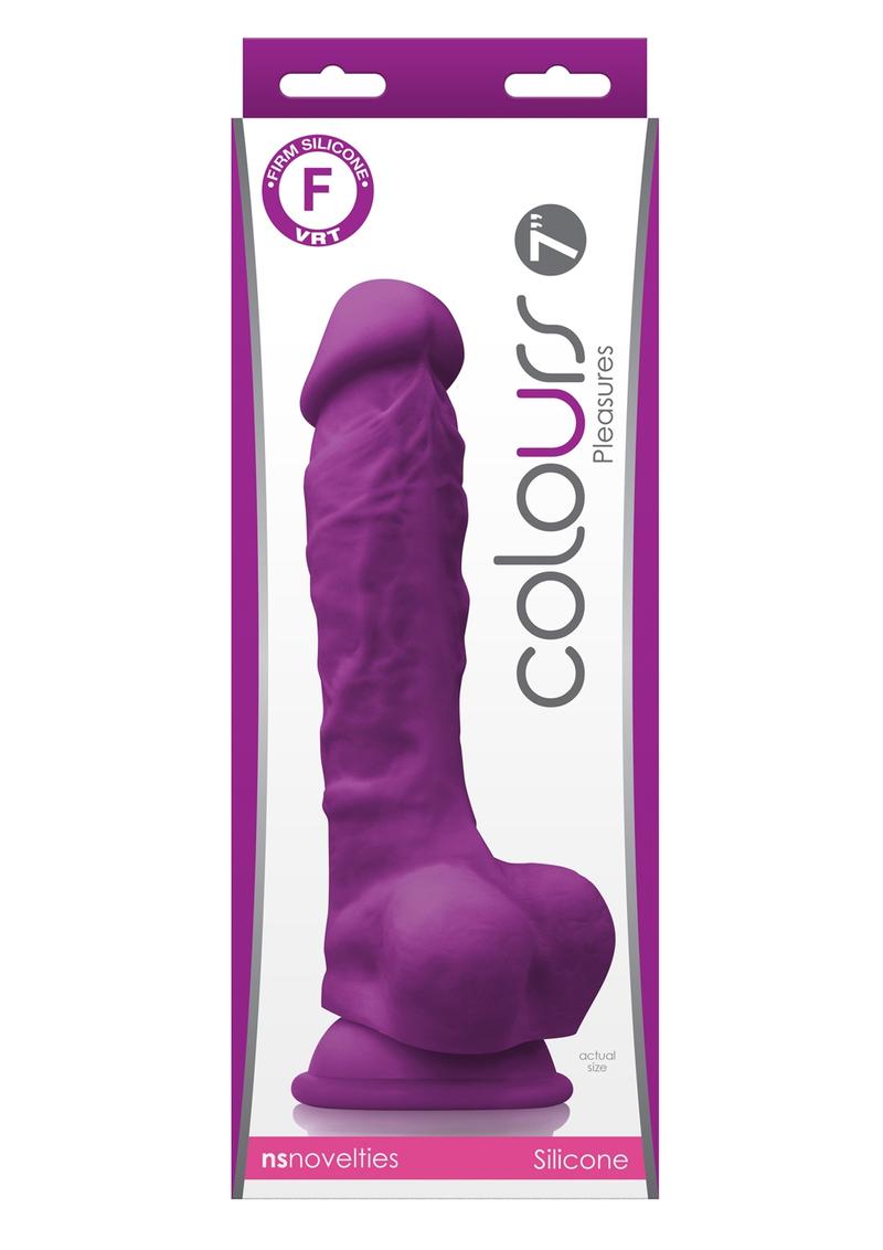 Pleasures Realistic Silicone Dildo (Colors)