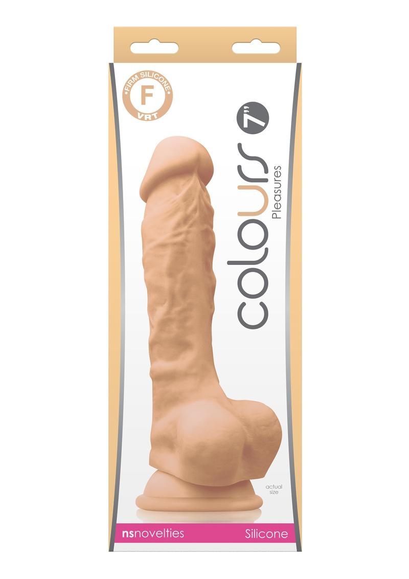 Pleasures Realistic Silicone Dildo (Colors)