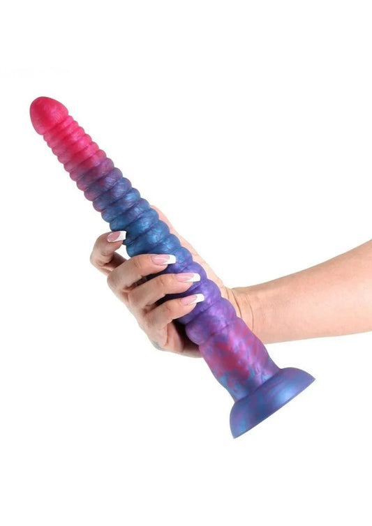 Colours Stacked Waterproof Silicone Dildo - Puppy's Aesthetics