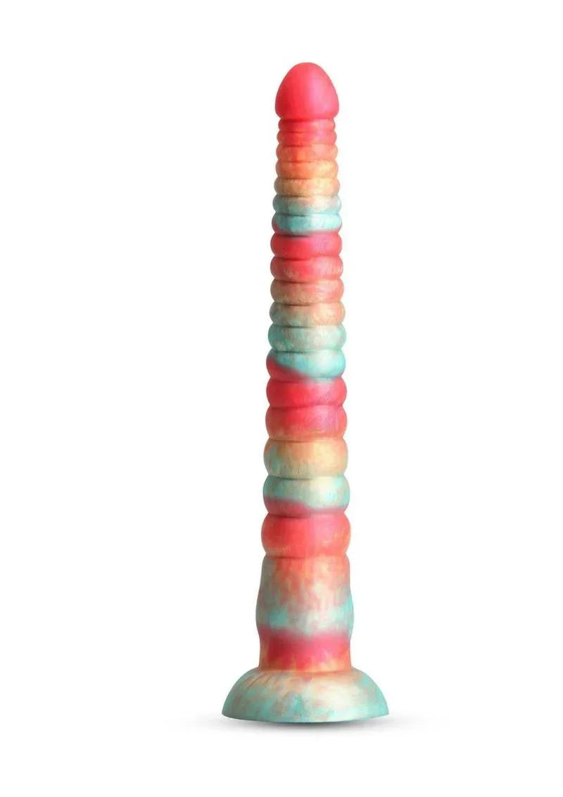Colours Stacked Waterproof Silicone Dildo - Puppy's Aesthetics