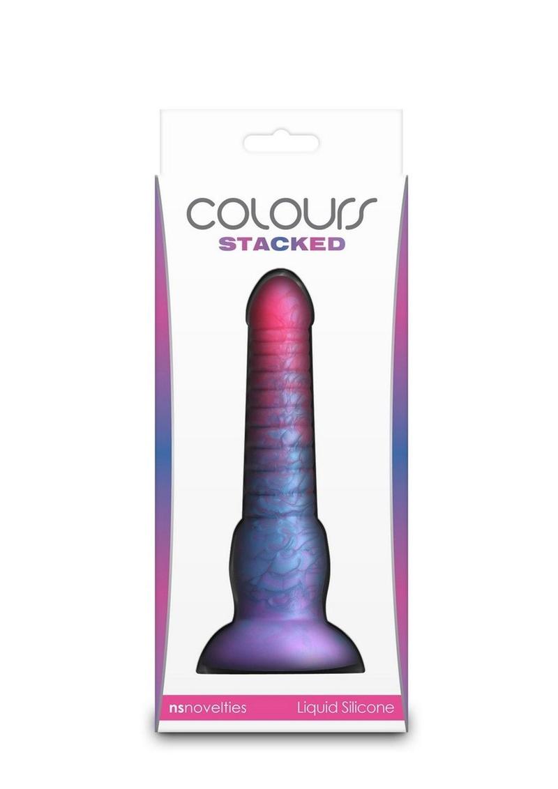 Colours Stacked Waterproof Silicone Dildo