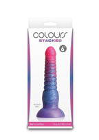 Colours Stacked Waterproof Silicone Dildo