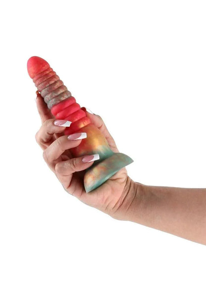 Colours Stacked Waterproof Silicone Dildo - Puppy's Aesthetics