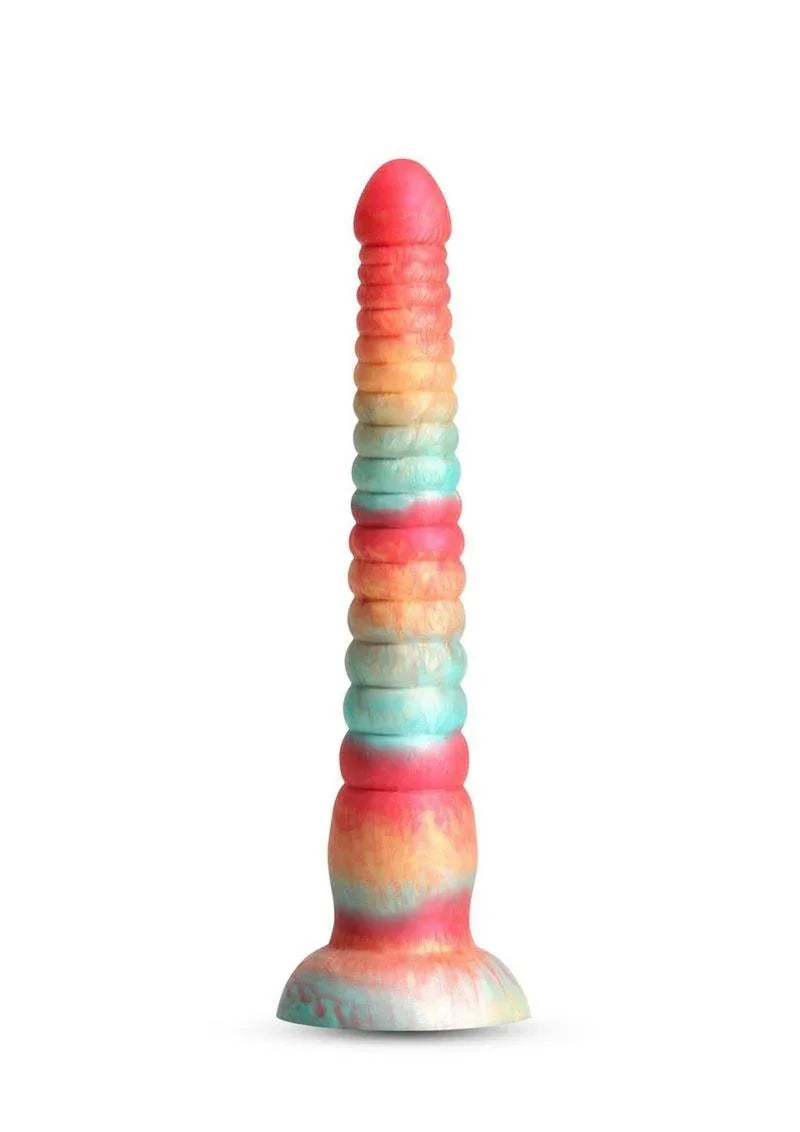 Colours Stacked Waterproof Silicone Dildo - Puppy's Aesthetics
