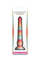 Colours Stacked Waterproof Silicone Dildo