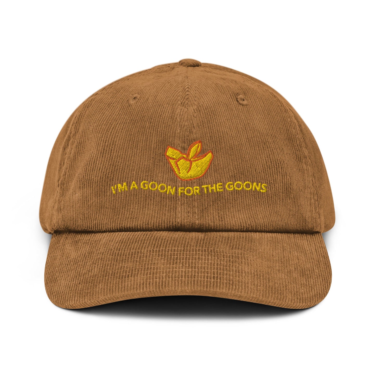 I’m a Goon for the Goons Crab Rangoon Meme Gift Corduroy hat