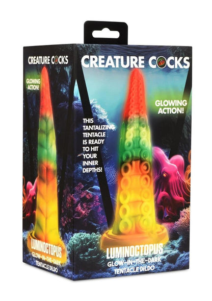 Luminoctopus Glow Dark Tentacle Dildo