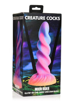 Moon Rider Glow Dark Unicorn Dildo