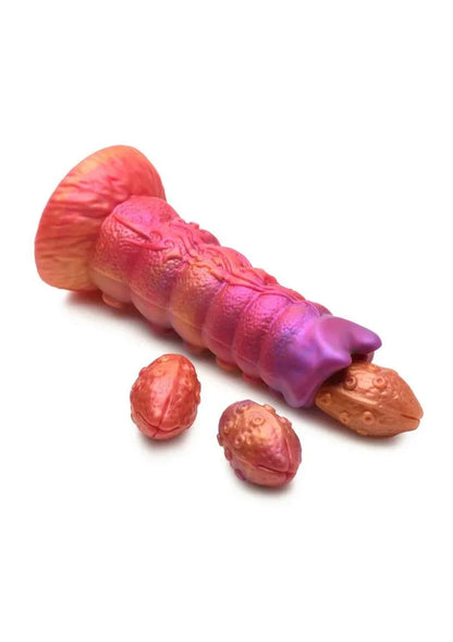 Nymphoid Ovipositor Silicone Dildo with Eggs - Puppy's Aesthetics