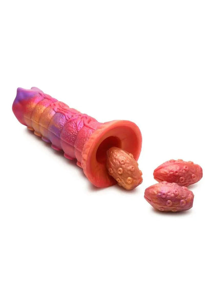 Nymphoid Ovipositor Silicone Dildo with Eggs - Puppy's Aesthetics