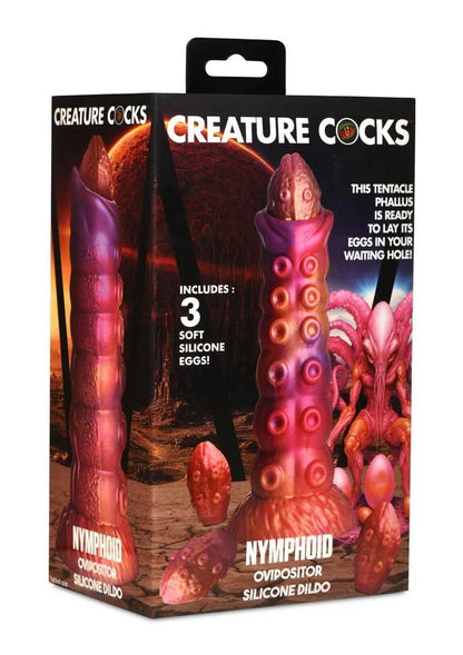 Nymphoid Ovipositor Silicone Dildo with Eggs - Puppy's Aesthetics
