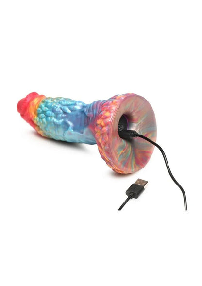 Rainbow Phoenix Vibrating Silicone Dildo - Puppy's Aesthetics