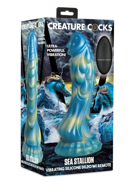 Sea Stallion Silicone Dildo With Remote