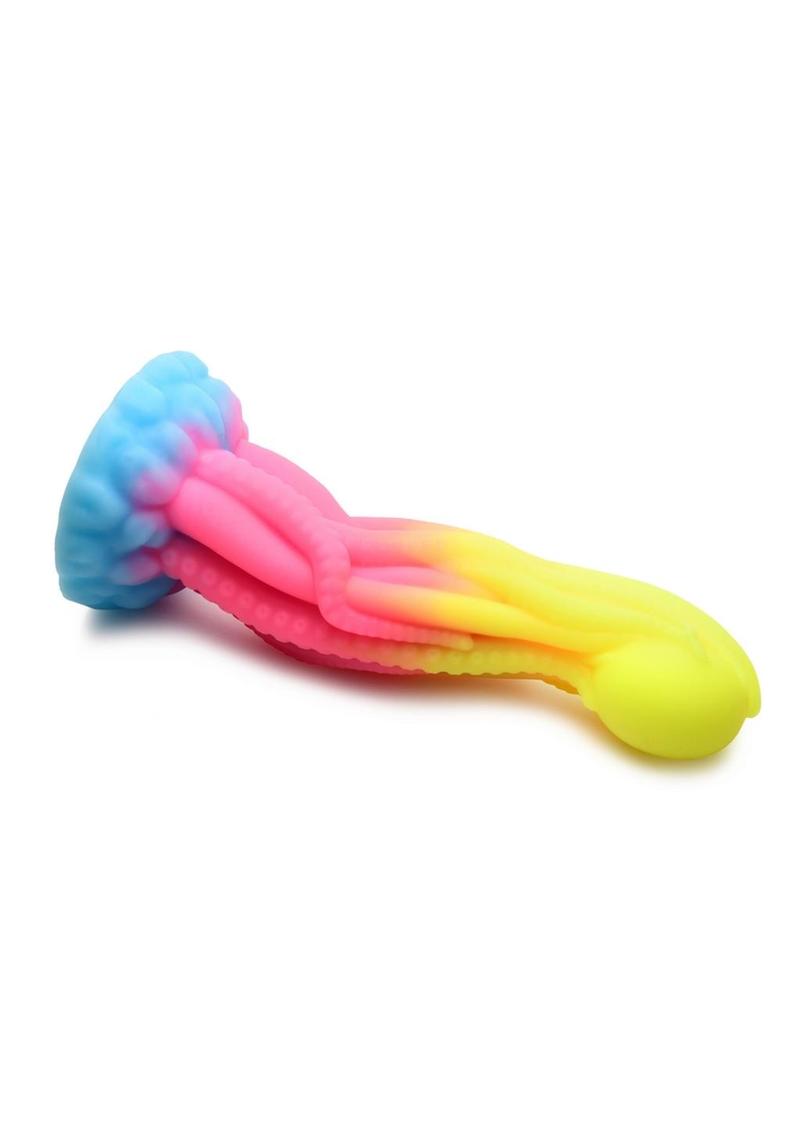 Tenta-Glow Glow Dark Silicone Dildo