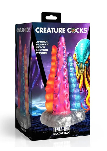 Creature Cocks Tenta- Trio Silicone Dildo - Puppy's Aesthetics