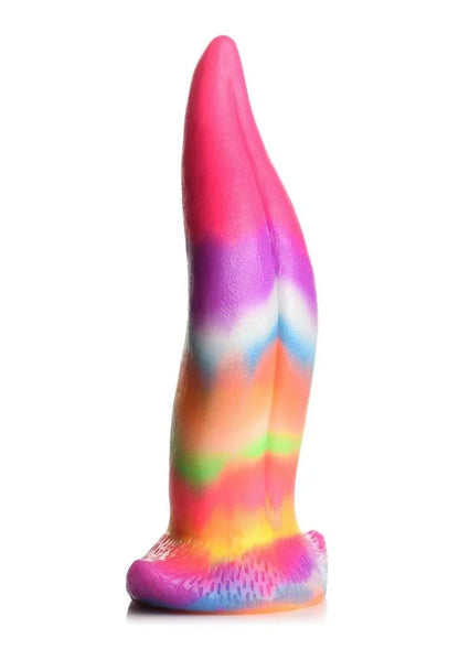 Unicorn Tongue Glow Silicone Dildo - Puppy's Aesthetics