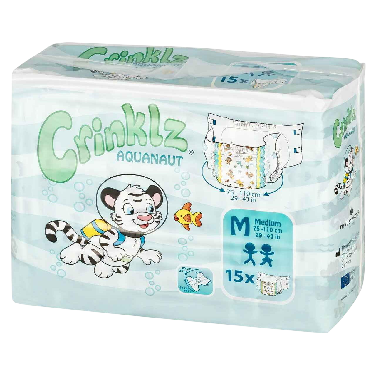 Crinklz Aquanaut Print Adult Diapers