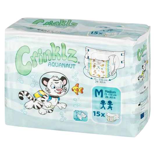 Crinklz Aquanaut Print Adult Diapers