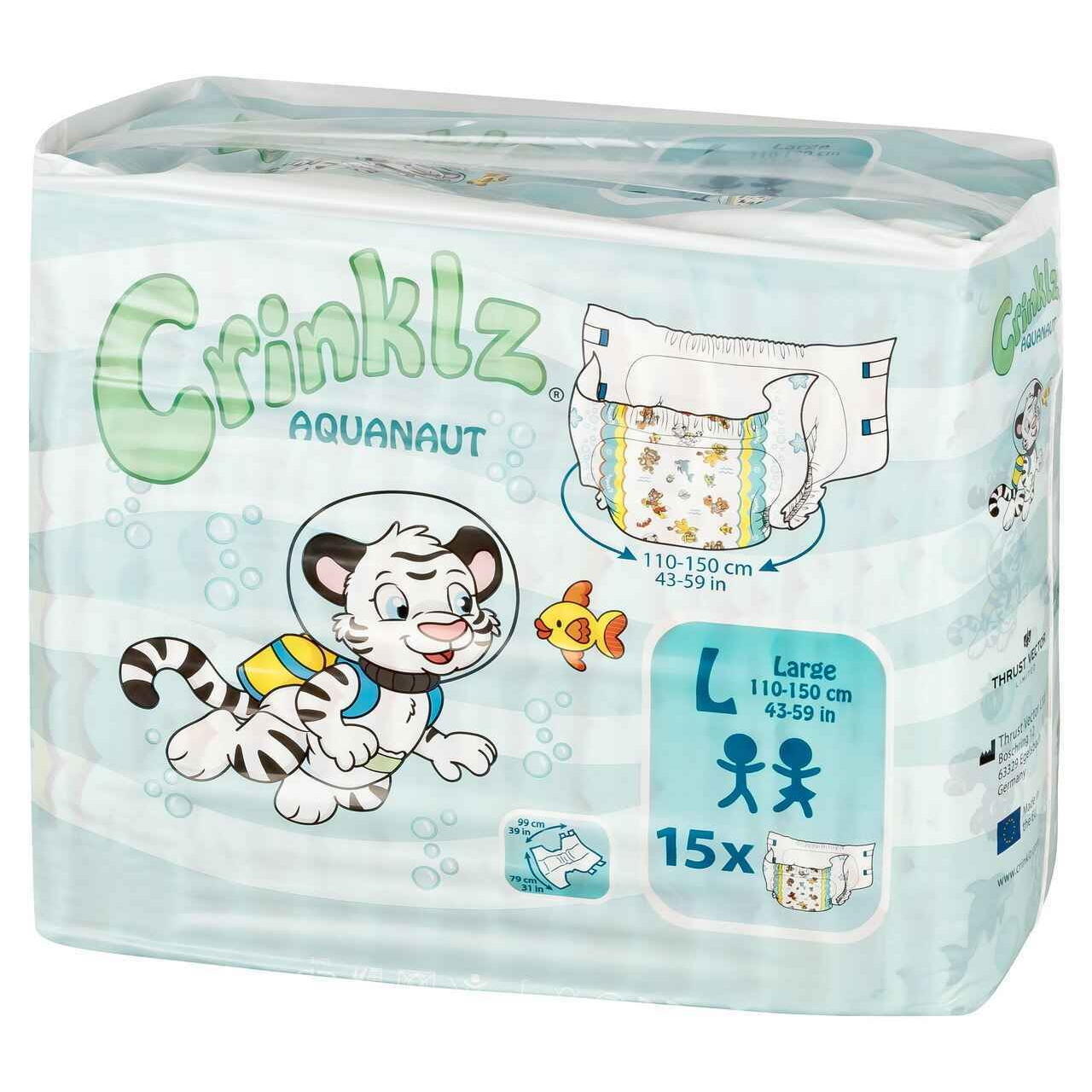 Crinklz Aquanaut Print Adult Diapers