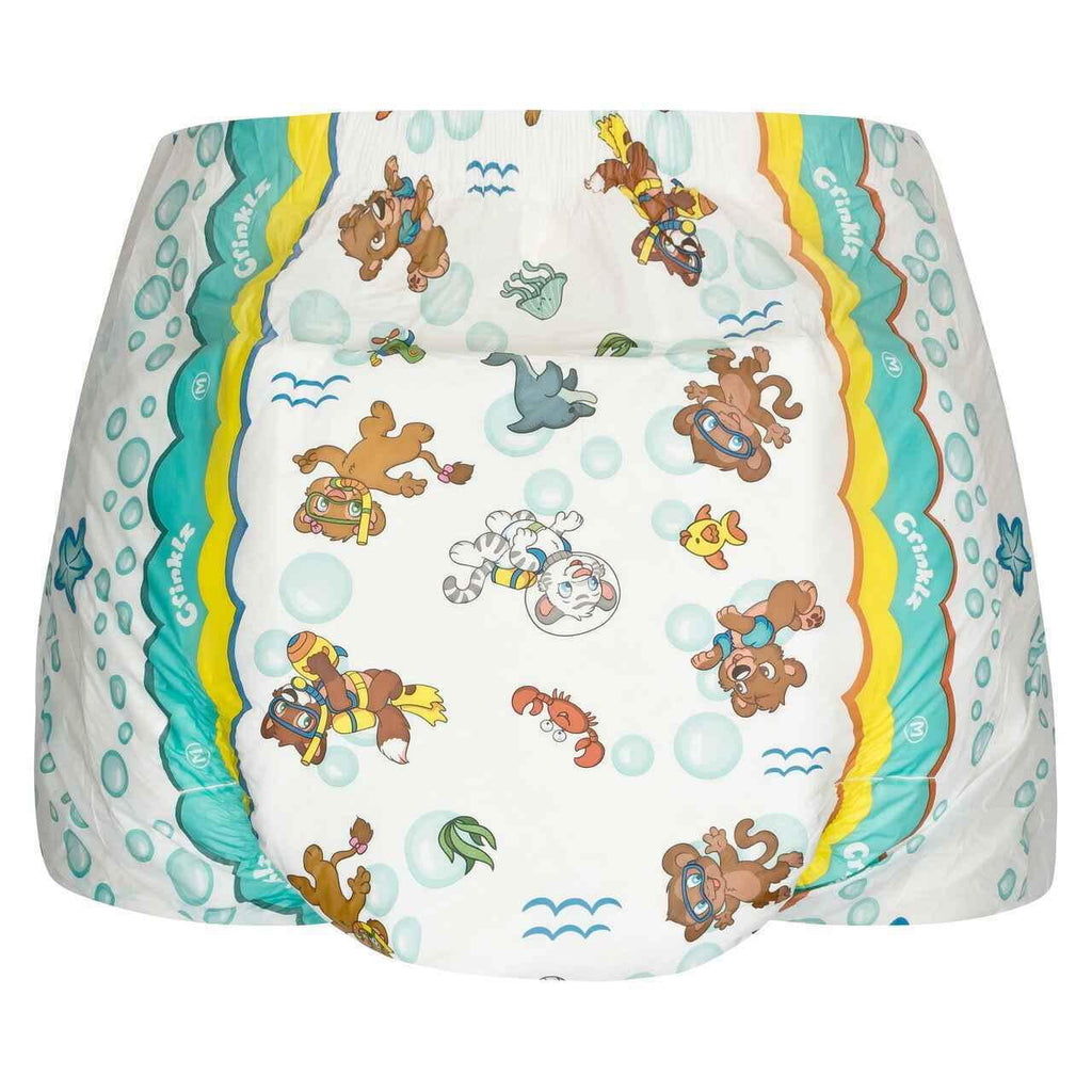 Crinklz Aquanaut Print Adult Diapers