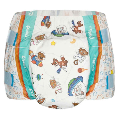 Crinklz Astronaut  Printed Adult Diapers - Puppy's Aesthetics