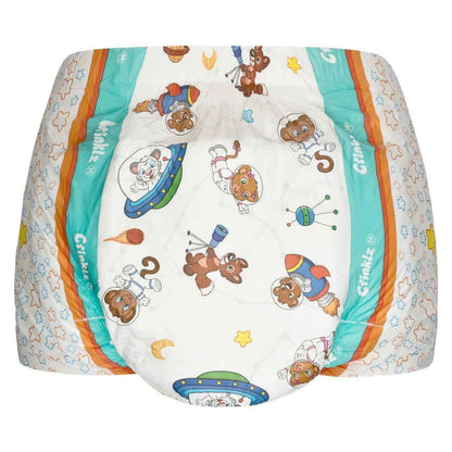 Crinklz Astronaut  Printed Adult Diapers - Puppy's Aesthetics
