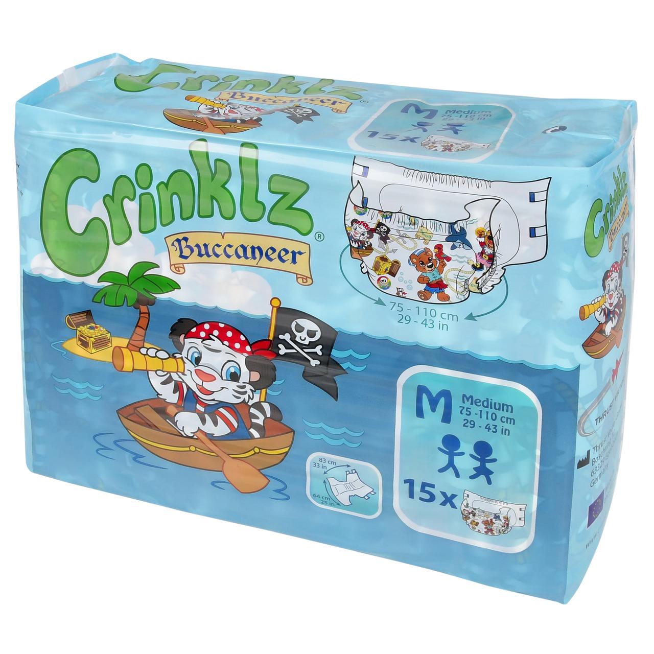 Crinklz Buccaneer Print Adult Diapers