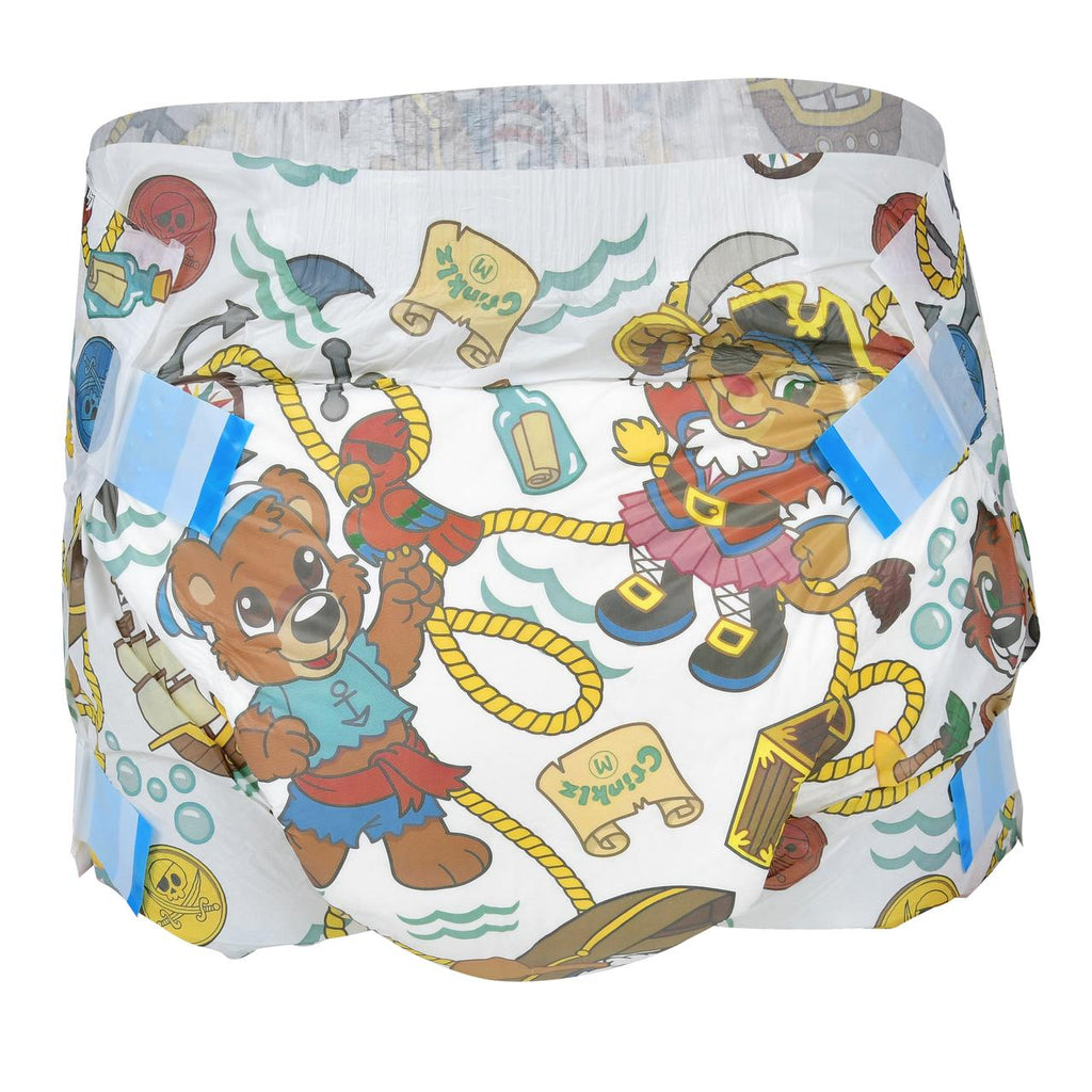 Crinklz Buccaneer Print Adult Diapers