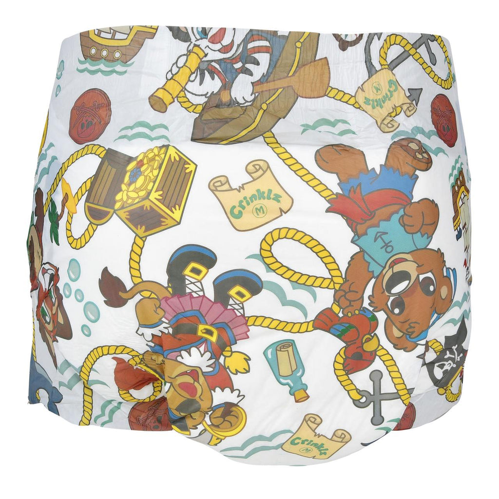Crinklz Buccaneer Print Adult Diapers